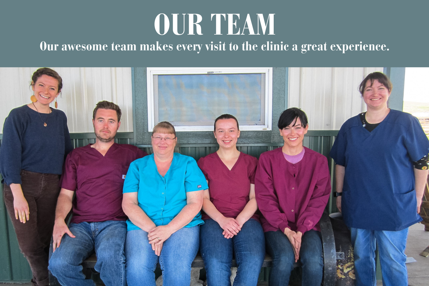 Our awesome team makes every visit to the clinic a great experience.